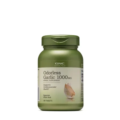 Usturoi Inodor 1000mg, 100 tablete, GNC