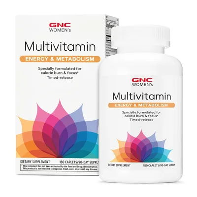 Multivitamine pentru femei Energie si Metabolism Women's Ultra Mega®, 180 tablete, GNC