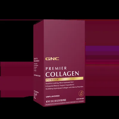 Premier Collagen Powder Formula Premium de Colagen fara Aroma, 141.4 g, GNC