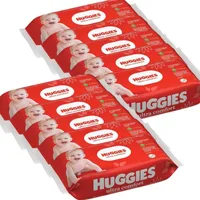 Servetele umede Ultra Comfort, 10 pachete x 56 bucati, Huggies