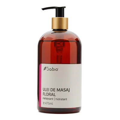 Ulei de masaj floral, 236ml, Sabio