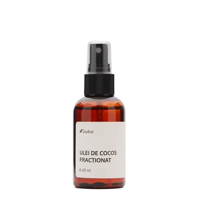 Ulei de cocos fractionat, 60ml, Sabio