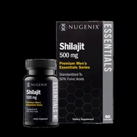 Rasina pura de Shilajit din Himalaya Nugenix® Shilajit, 60 capsule, GNC
