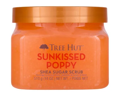 Scrub de corp Sunkissed Poppy Shea Sugar, 510g, Tree Hut