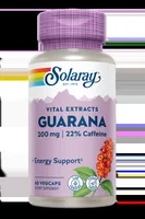 Guarana Solaray, 60 capsule vegetale, Secom