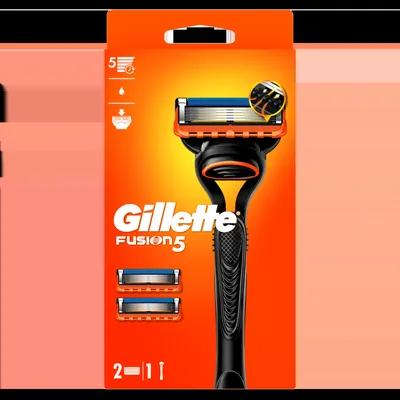Aparat de ras pentru barbati Fusion5 + rezerva, 1 bucata, Gillette