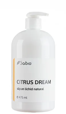 Sapun lichid natural Citrus Dream, 1000ml, Sabio