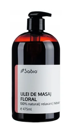 Ulei de masaj floral, 236ml, Sabio