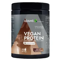 Vegan Protein cu aroma de ciocolata, 908g, Adams Vision