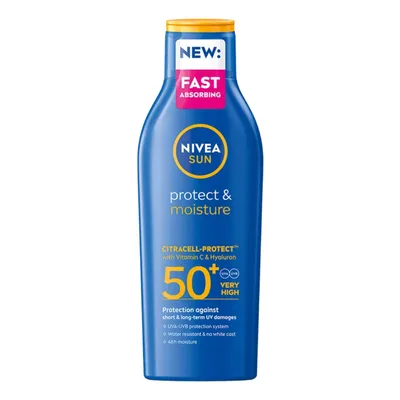 Lotiune cu protectie solara SPF50 Protect & Moisture, 150ml, Nivea
