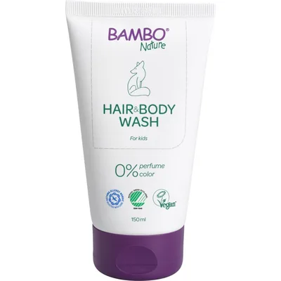 Gel pentru spalare corp si par 2in1 pentru copii, 150ml, Bambo Nature