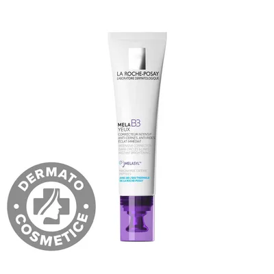 Crema de ochi pentru corectarea intensiva a cearcanelor si a liniilor fine Mela B3, 15ml, La Roche-Posay