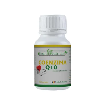 Coenzima Q10 100% naturala, 120 capsule, Health Nutrition