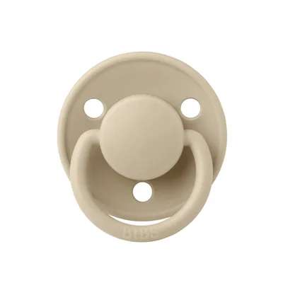 Suzeta cu tetina rotunda pentru +6 luni De Lux Vanilla, 1 bucata, Bibs