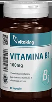 Vitamina B1 Tiamina 100mg, 60 capsule, Vitaking