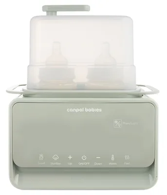 Incalzitor biberoane si sterilizator cu termostat si lampa de veghe 12/218, 1 bucata, Canpol babies