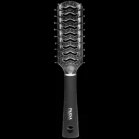 Perie de par pentru fohn cu peri din plastic Trend Line Negru, 1 bucata, Parsa Beauty