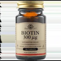 Biotin 300mcg, 100 tablete, Solgar