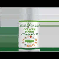 Colagen marin Forte + Vitamina B3 + Vitamina C, 60 tablete, Health Nutrition