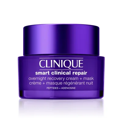 Crema masca de noapte Smart Clinical Repair Overnight Recovery Cream + Mask, 50ml, Clinique