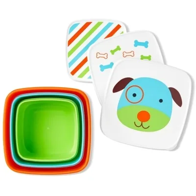 Set cutii pentru pranz Zoo Catel, 3 bucati, Skip Hop