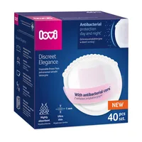 Tampoane pentru san Discreet Elegance, 60 bucati, Alb, LOVI