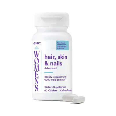 Formula pentru sanatatea parului pielii si unghiilor Women Hair Skin & Nails, 60 tablete, GNC