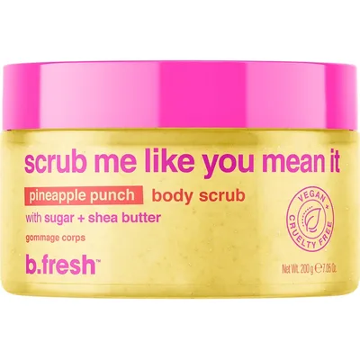 Scrub pentru corp cu extract de ananas Scrub me like you mean it, 200ml, B.fresh