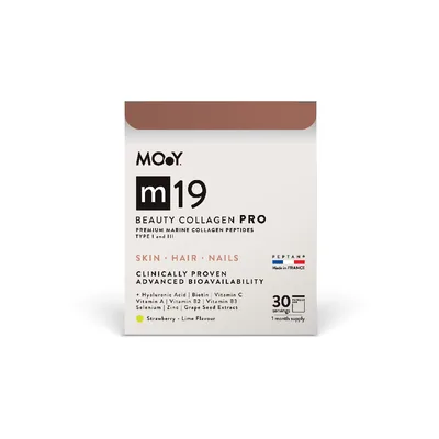 Colagen marin Beauty M19 cu aroma de capsuni si lime, 240g, Molecules of Youth