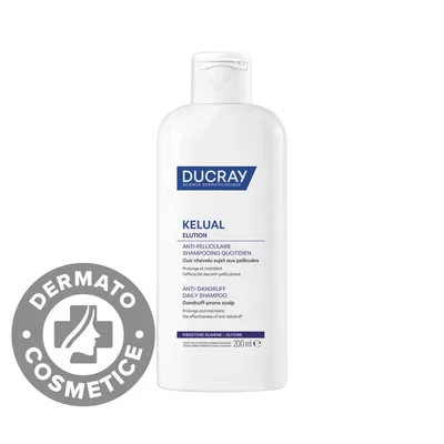 Sampon anti-matreata pentru utilizare frecventa Kelual Elution, 400ml, Ducray