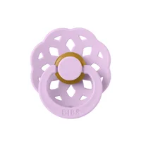 Suzeta din latex cu tetina rotunda pentru +6 luni Boheme Violet Sky, 1 bucata, Bibs
