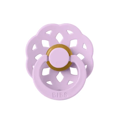 Suzeta din latex cu tetina rotunda pentru +6 luni Boheme Violet Sky, 1 bucata, Bibs