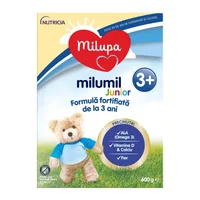 Lapte praf Milumil Junior 3+, incepand de la 3 ani, 600g, Milupa