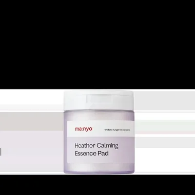 Dischete imbibate cu ser Heather Calming Essence Pad, 60 bucati, Ma:nyo
