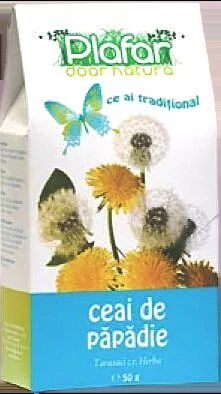 Ceai herba de papadie, 50g, Plafar