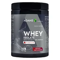 Pudra proteica cu aroma de capsuni Whey Isolate Protein, 908g, Adams Vision