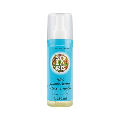 Ulei de masaj cu cocos si migdale, 120ml, Solaris