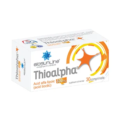 Thioalpha 600mg, 30 comprimate, BioSunLine