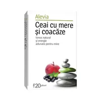Ceai cu mere si coacaze, 20 plicuri, Alevia