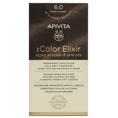 Vopsea de par My Color Elixir N6.65, Apivita