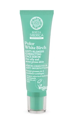 Ser corector anti-acnee Polar White Birch, 30ml, Natura Siberica