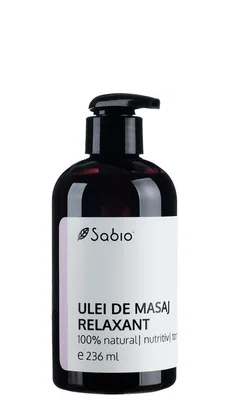 Ulei de masaj relaxant, 475ml, Sabio