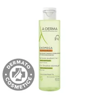 Gel spumant 2 in 1 Exomega Control, 200ml, A-Derma