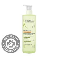 Gel spumant emolient 2 in 1 Exomega, 500ml, A-derma