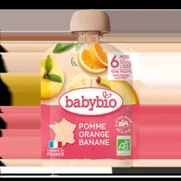 Piure de mere, portocale si banane, 90g, BabyBio