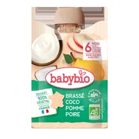 Piure de mere, pere si cocos Bio, 85g, BabyBio