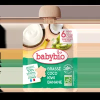 Piure de kiwi, banane si cocos Bio, 85g, BabyBio