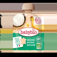 Piure de banane si ovaz Bio, 85g, BabyBio