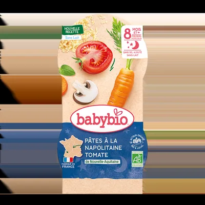 Meniu paste Napoletane, 2 x 200g, BabyBio