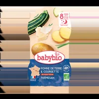Meniu piure de cartofi si dovlecel, 2 x 200g, BabyBio